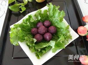 炸紫薯视频,家常美味,营养满分